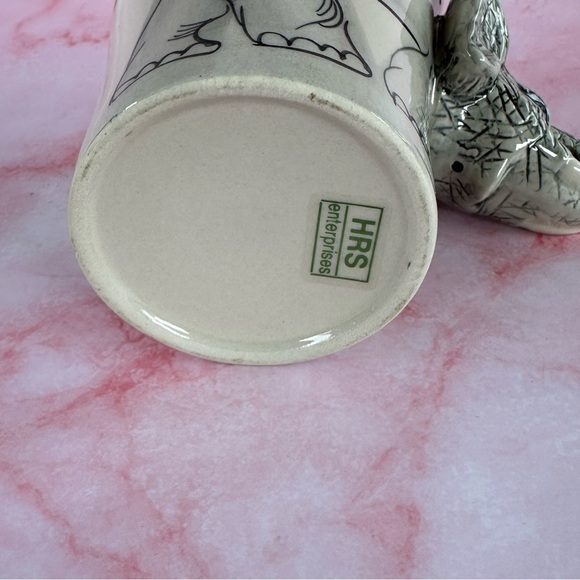 Elephant Coffee Mug by HRS Enterprises 3D Handle Vintage - Picture 7 of 8